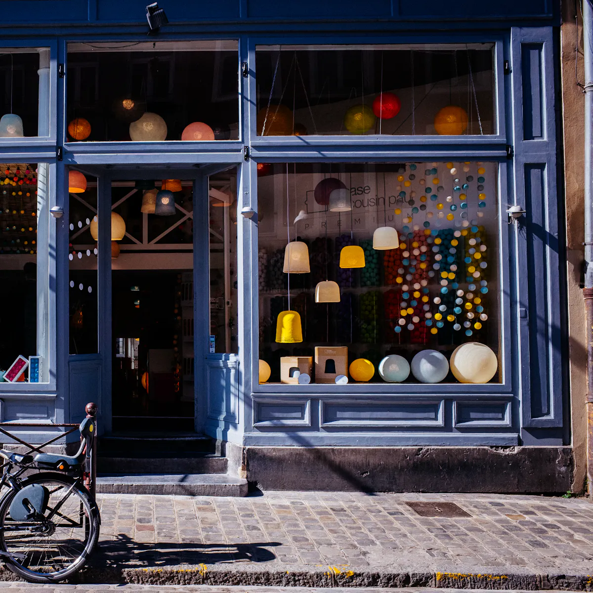 La vitrine de la boutique