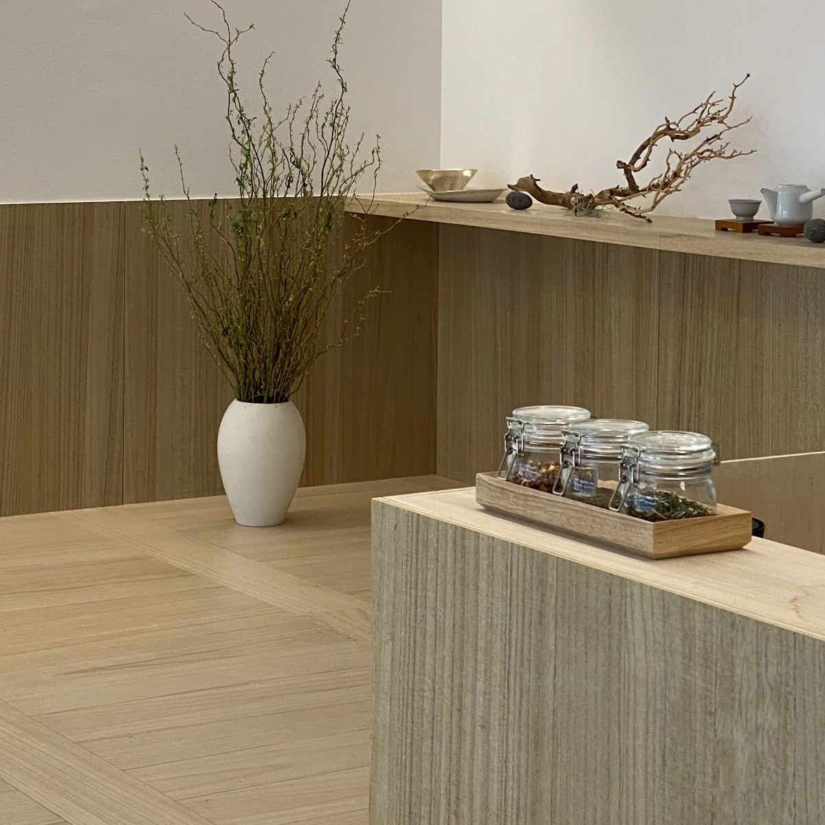 Le comptoir en bois