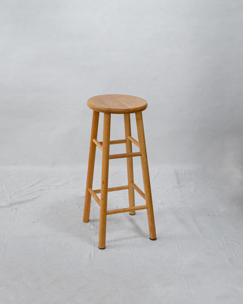 Tabouret en chêne massif huilé